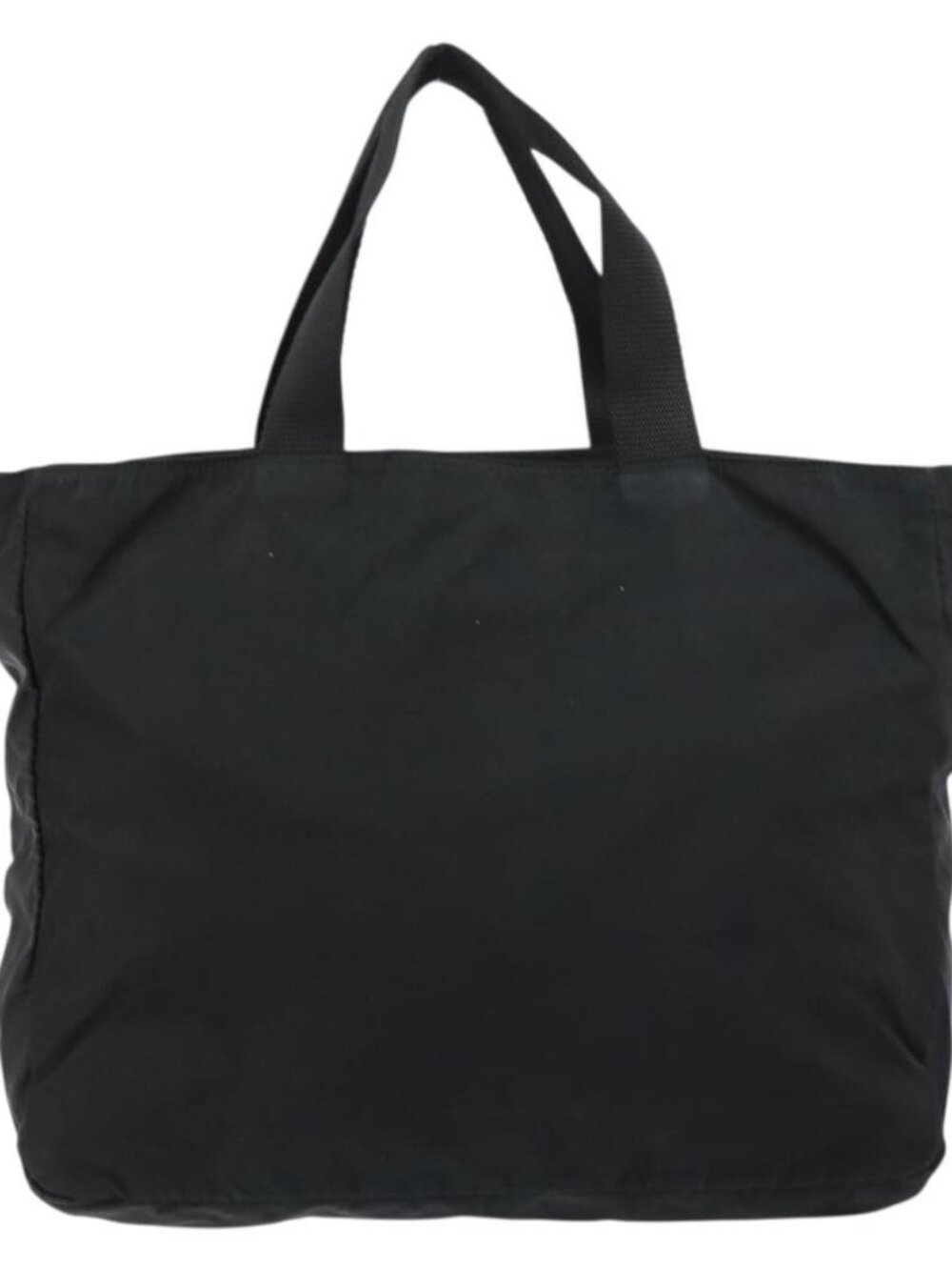 PRADA Tote Bag Nylon Black Silver Auth 158528 - Picture 3 of 16